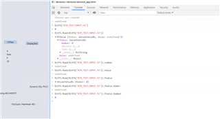 Debugger and dot value notation