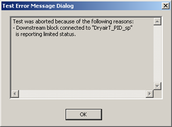 Error dialog